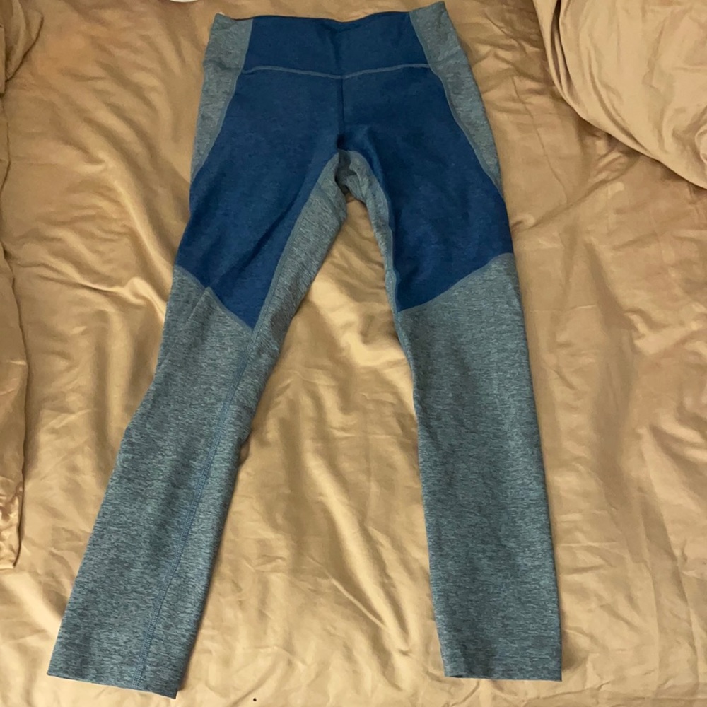 Blue outdoor voices leggings 7/8